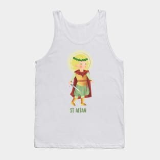 San Albano. Santo patron de los refugiados. Tank Top